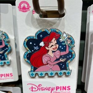 2024 Disney Parks The Little Mermaid Ariel Pink Dress Frame BNWT